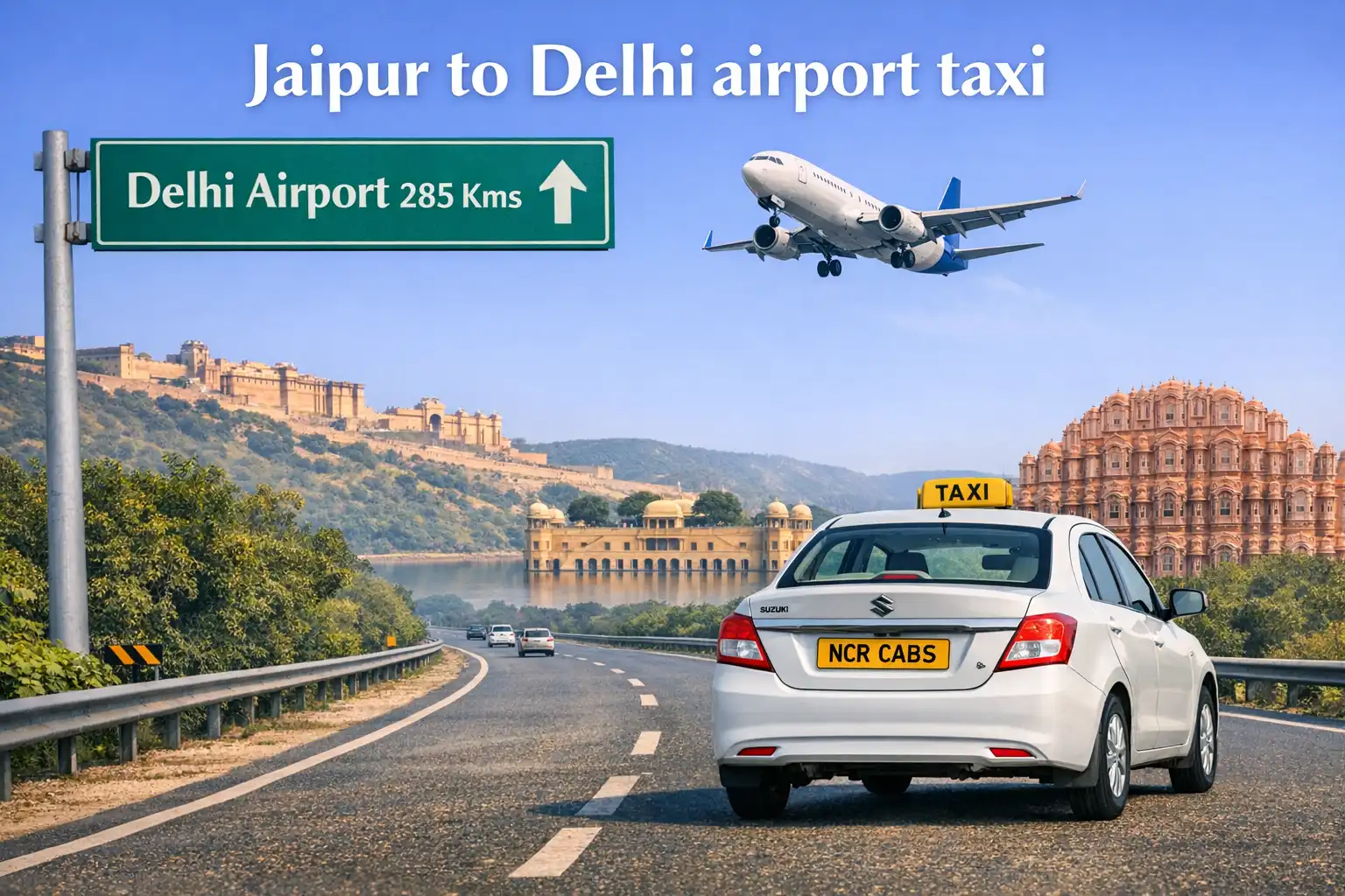 Jaipur to Delhi Airport Taxi | Jaipur to IGI Airport Cab